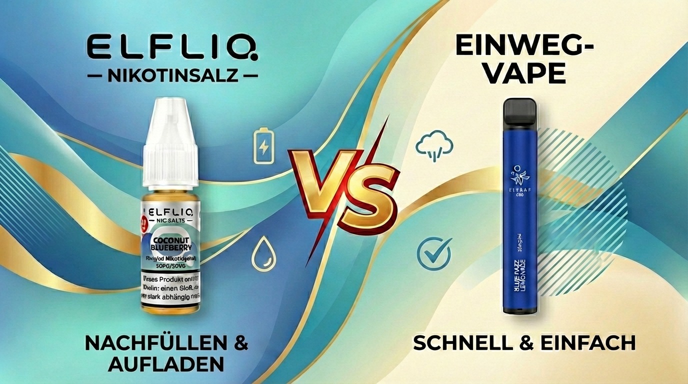 Elfliq Liquid vs Einweg Vape