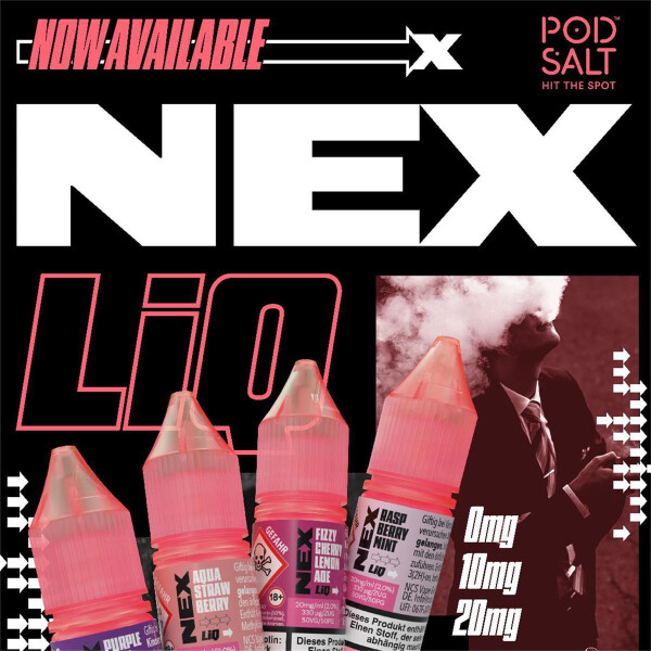 NexLiq Liquid von Pod Salt | Online kaufen 5,50!