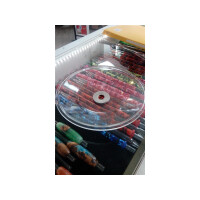 Kaya Glasteller mit Metalleinfassung 25cm