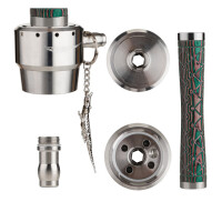 Alligator Reptil Shisha Grün 2