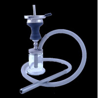 Hooking Take Away Mini Shisha Silber