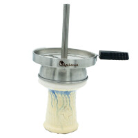 Dschinni Schamottköpfe Nero Azul Vulcan Pro  Set 3