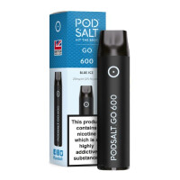 Pod Salt Go 600 Einweg E-Zigarette Blue Ice 20mg 1