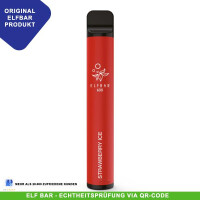 Elf Bar 600 - Strawberry Ice 20mg/ml 1