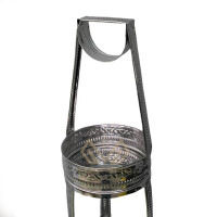 Kohlekorb Silber - klein 1