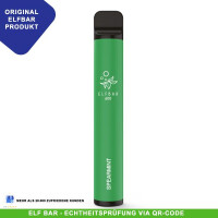 Elf Bar 600 - Spearmint 20mg/ml 1