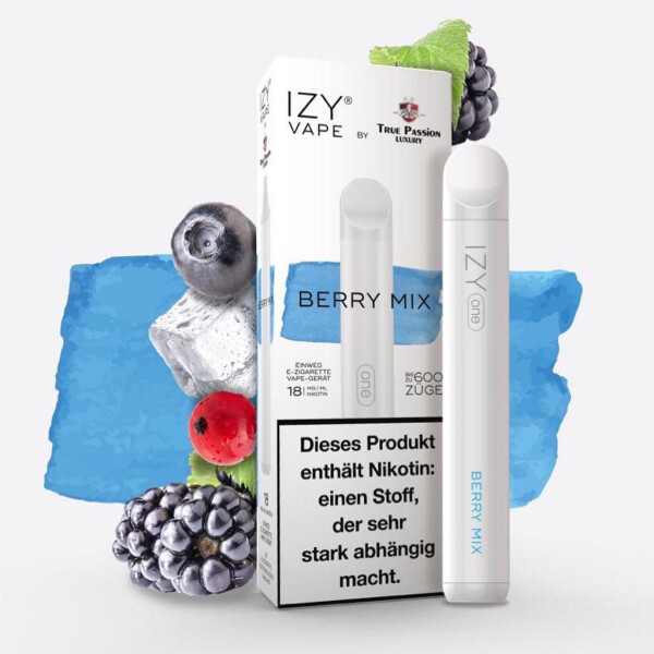 IZY One Einweg E-Shisha 18mg/ml Berry Mix |Online Kaufen 6,5