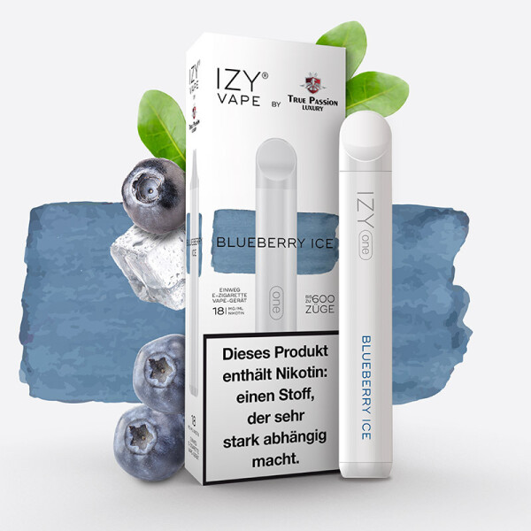 IZY One Einweg E-Shisha 18mg/ml Lemon Ice |Online Kaufen 6,5