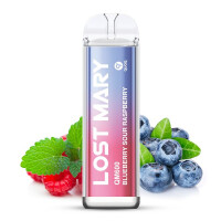 Lost Mary QM600 Blueberry Sour Raspberry 20mg