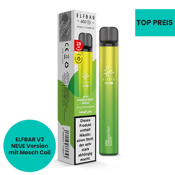 elfbar v2 kaufen Elfbar 600 V2 Mad Blue Einweg Vape kaufen main image 1