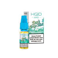 HQD Juice Liquid 10ml - Dark Grape Mint 18mg/