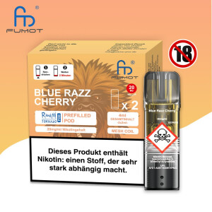 Randm Tornado Pod - Blue Razz Cherry 20mg/ml (2er Pack)