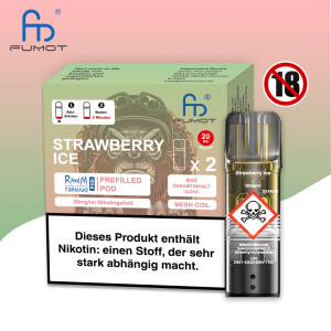 Randm Tornado Pod - Strawberry Ice 20mg/ml (2er Pack)