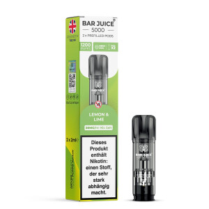Bar Juice Pods Lemon & Lime 20mg (2er Pack)