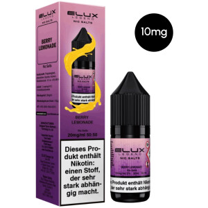 Elux Nic Salts - Berry Lemonade 10mg