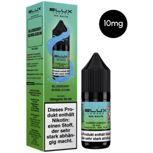Elux Nic Salts - Blueberry Bubblegum 10mg