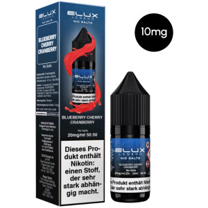 Elux Nic Salts - Blueberry Cherry Cranberry 10mg