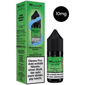Elux Nic Salts - Fresh Menthol Mojito 10mg