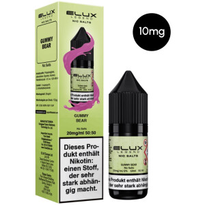 Elux Nic Salts - Gummy Bear 10mg