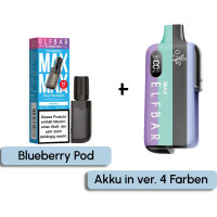 Elfbar Max Pod Blueberry 10ml + Akku gallery