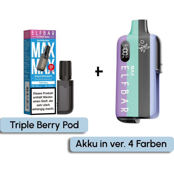 Elfbar Max Pod Triple Berry 10ml
