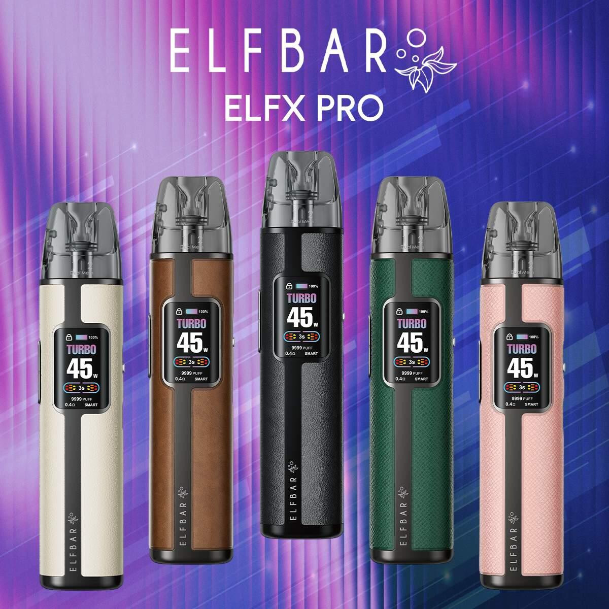 Elfbar ElfX Pro E-Zigarette - Alle Farben | Online kaufen! Elfbar ElfX Pro E-Zigarette - Alle Farben | Online kaufen!