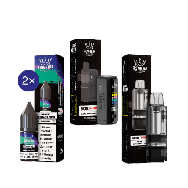 Al Fakher Vapes kaufen | Crown Bar 600, Hypermax & Cubic E-Shisha