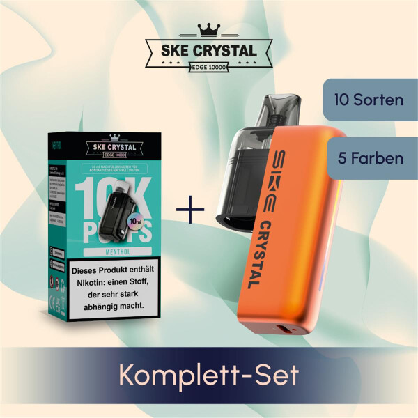 SKE Crystal Edge 10K Vape | Jetzt online kaufen! SKE Crystal Edge 10K Vape | Jetzt online kaufen!