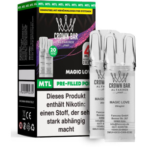 Al Fakher 600 Pod - Magic Love 20mg (Mund zu Lunge)