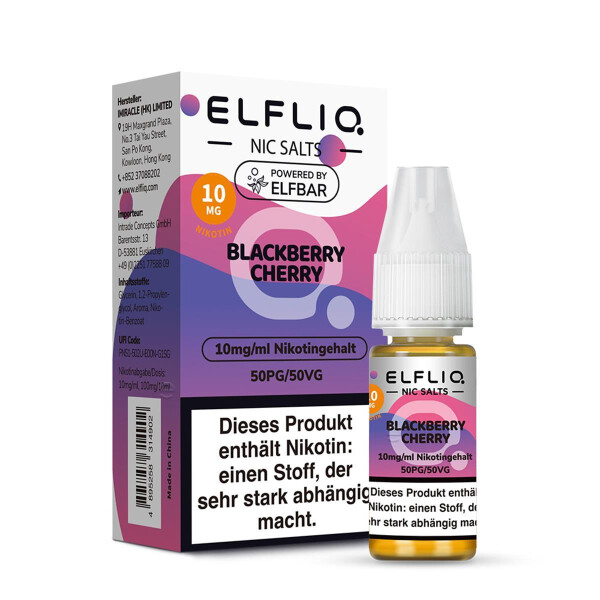 elfbar elfa kaufen E-Zigaretten Liquid Nikotinsalz Grape ELFLIQ 10ml