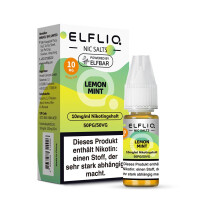 ELFBAR ELFLIQ 10ml - Lemon Mint Nikotins gallery
