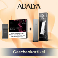 Adalya AR1600 - Strawberry Splash + Akku
