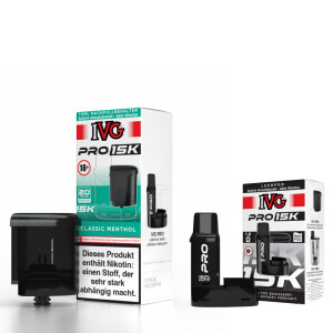 IVG Pro Pod 10ml + Verdampfer - Classic Menthol 20mg