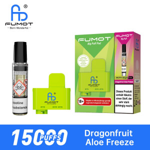 RandM Tornado 15000 Pod - Dragonfruit Aloe Freeze (inkl....