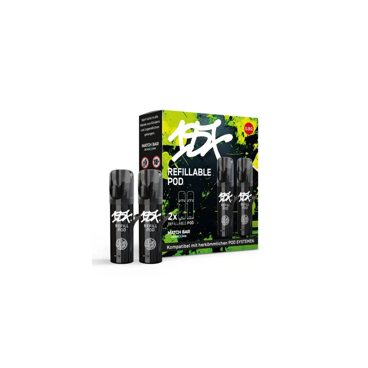 187 Refillable Pods 0,9 Ohm kaufen | 2er-Pack