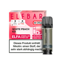 Elf Bar Elfa Pod 20mg - White Peach Ice  slider